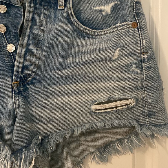 AGOLDE Parker High Wasited Jean Shorts - Picture 14 of 15